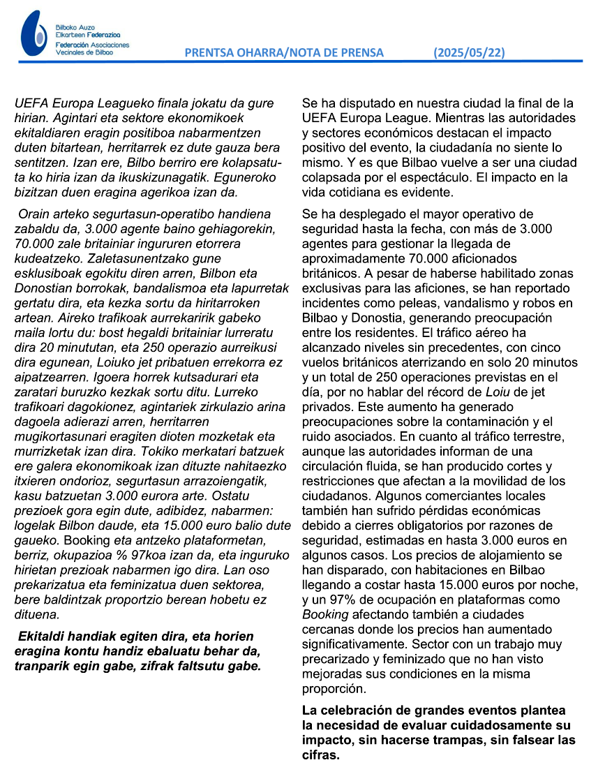 nota prensa