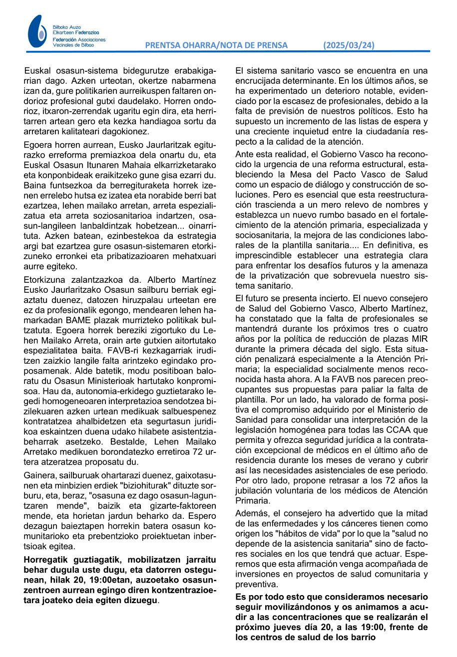 concentraciones